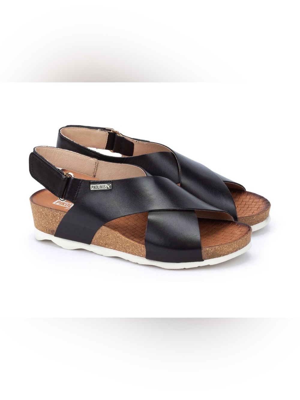 Pikolinos Mahon Women’s Wedge Sandals Hook and Loop Closure , size 7.5-8